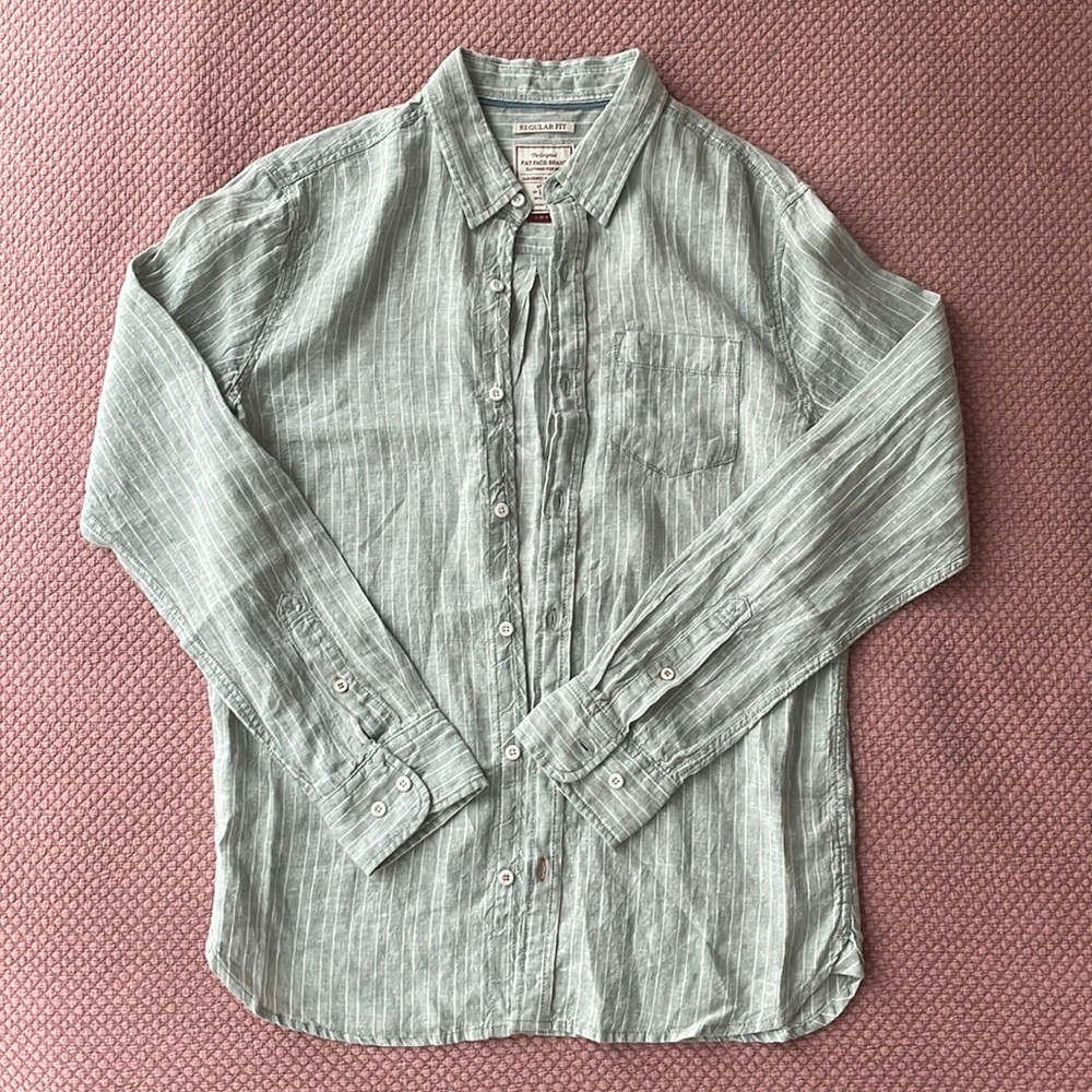 NWT Fat Face Linen Button Down - Picture 2 of 3